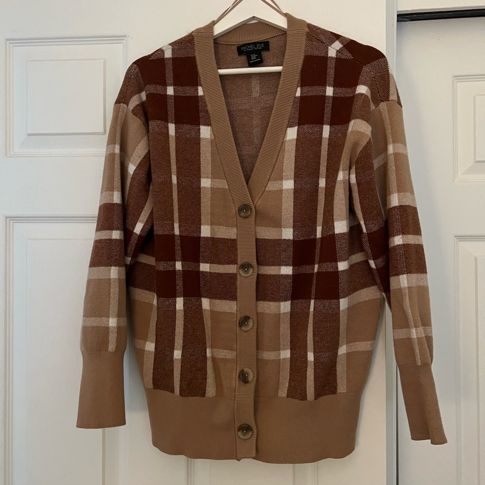 Rachel Zoe Brown Cardigan